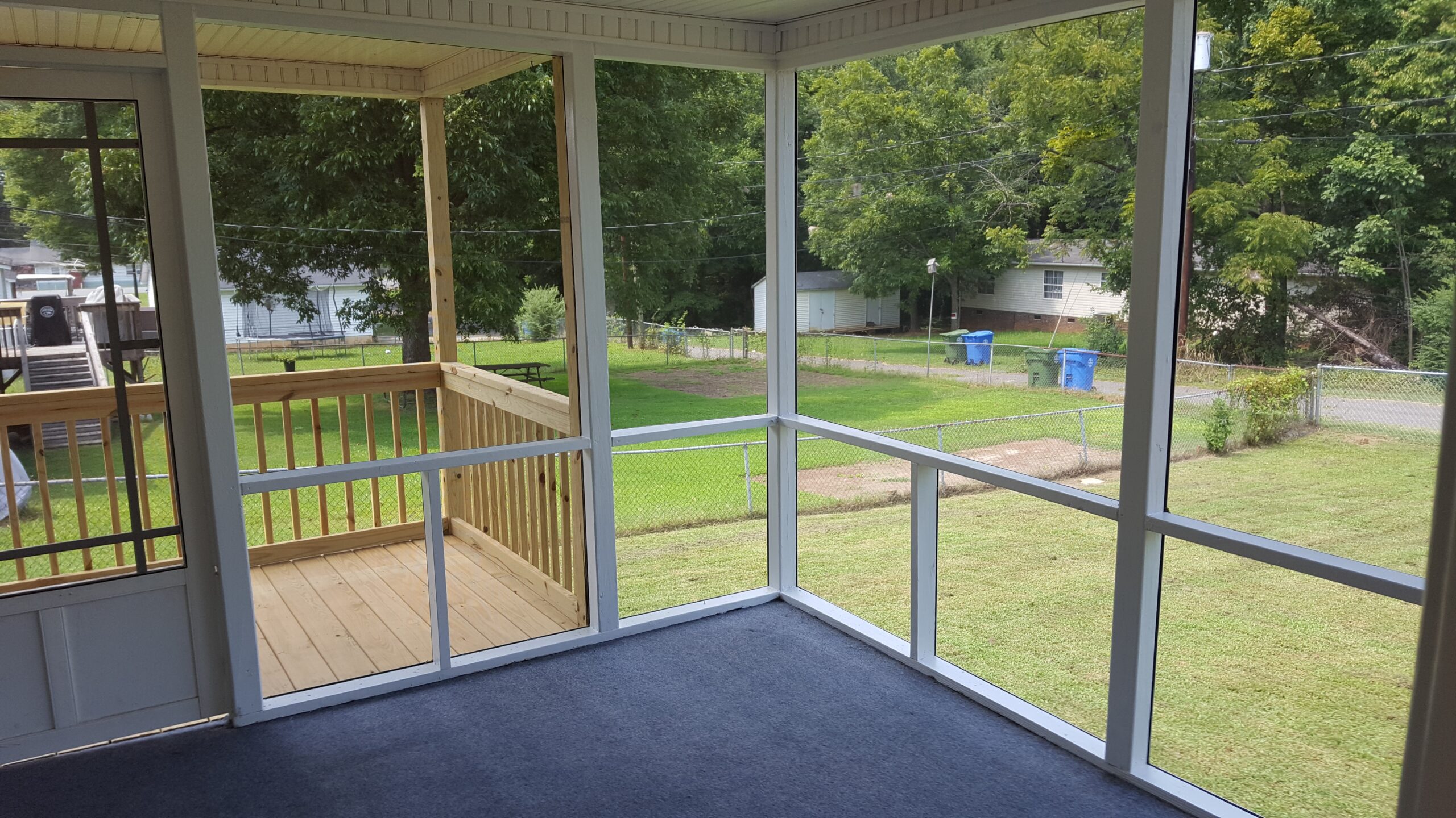 After Screened porch