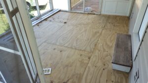 Before Screened porch